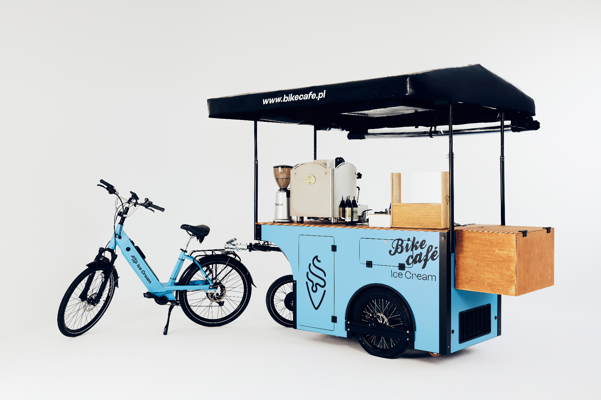 Bike Cafe Ice Cream & Coffee Trailer